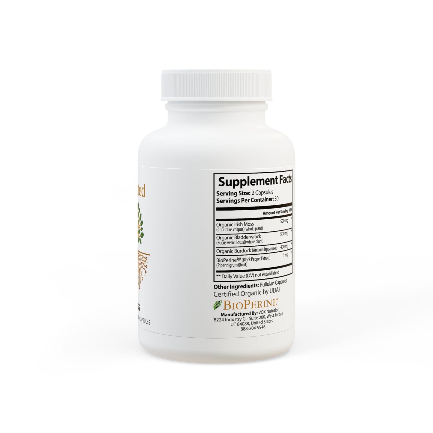 Biorooted Sea Moss Supplement (60 Capsules)