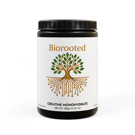 BioRooted Creatine Monohydrate (300g, 10.58oz)